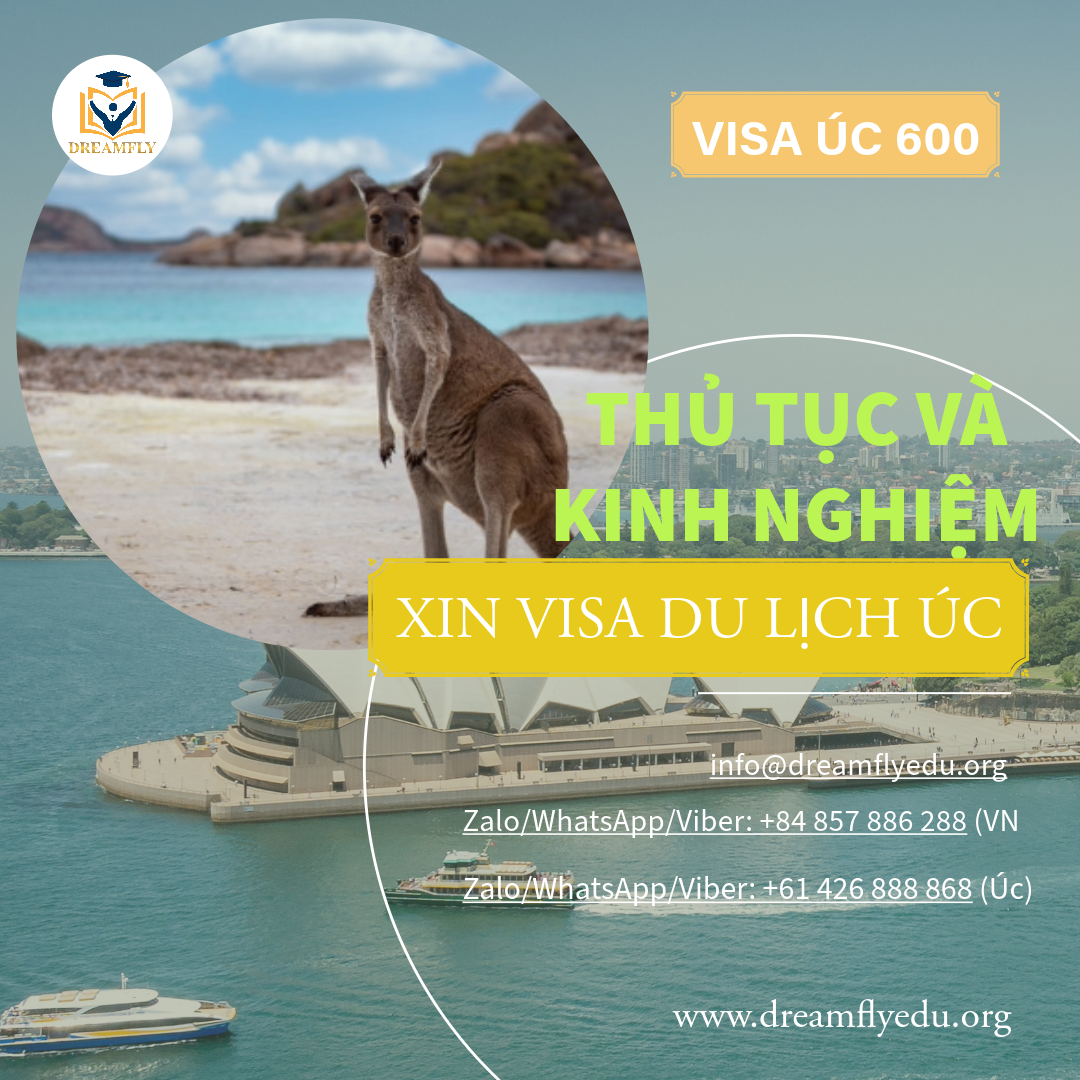 Thủ tục và kinh nghiệm xin Visa du lịch Úc (VISA 600 ÚC)